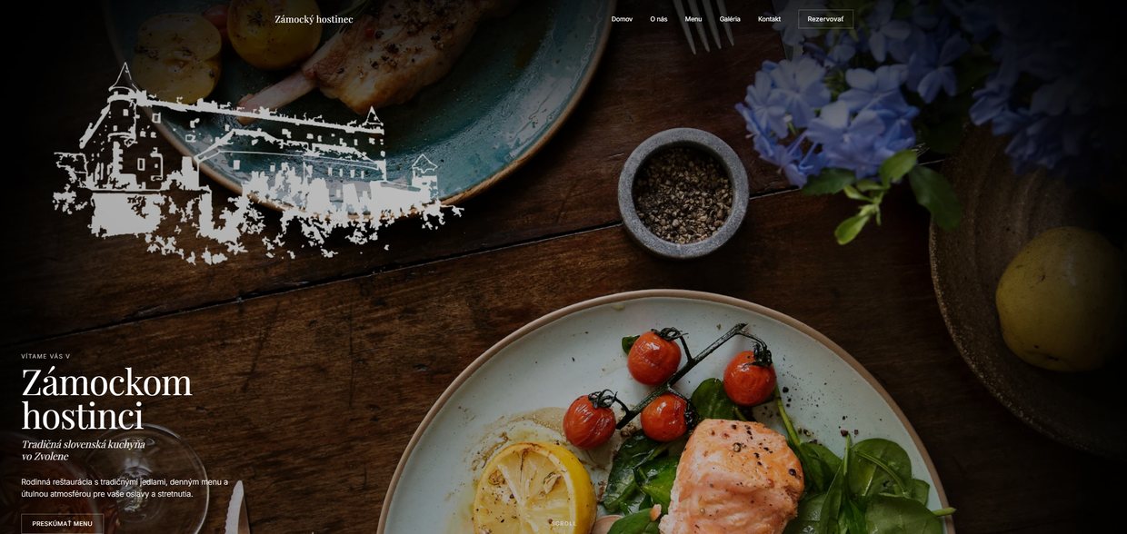 Zámocký Hostinec — nový web