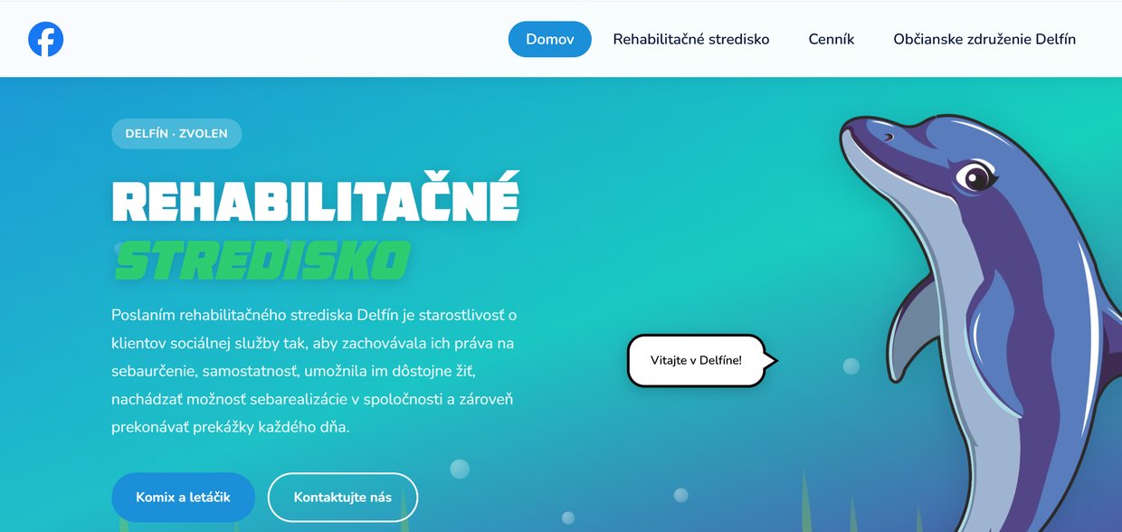 DELFÍN — nový web
